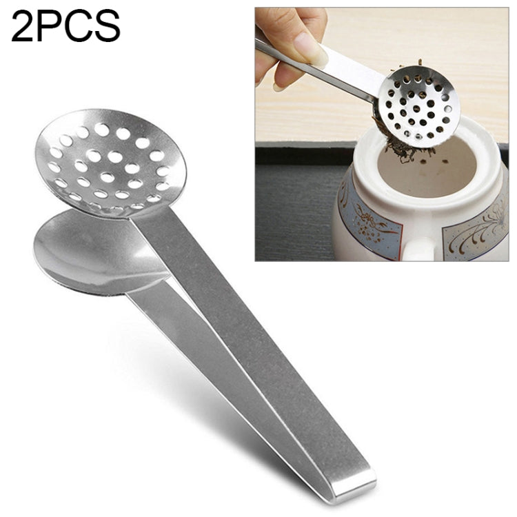 2 PCS Stainless Steel Round Teabag Tongs Tea Bag Squeezer Holder Grip, Squeezer Holder Grip Squeezer Holder Grip