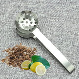 2 PCS Stainless Steel Round Teabag Tongs Tea Bag Squeezer Holder Grip, Squeezer Holder Grip