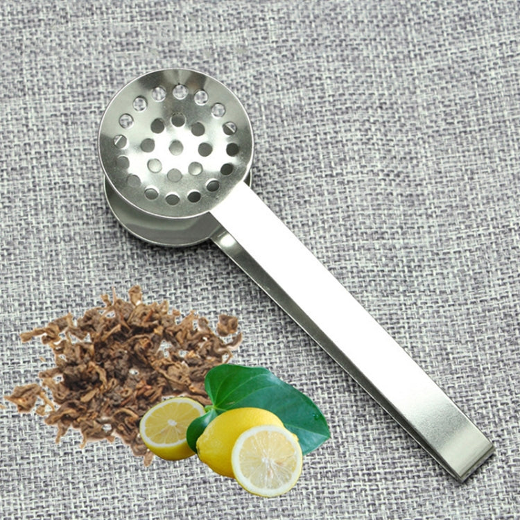 2 PCS Stainless Steel Round Teabag Tongs Tea Bag Squeezer Holder Grip, Squeezer Holder Grip