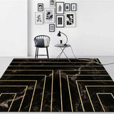 Marble Texture Square Lines Carpets Rugs For Home Living Room, 40x60cm, 45x75cm, 60x90cm, 40x120cm, 80x120cm, 80x160cm, 100x160cm, 120x160cm, 150x200cm, 160x230cm