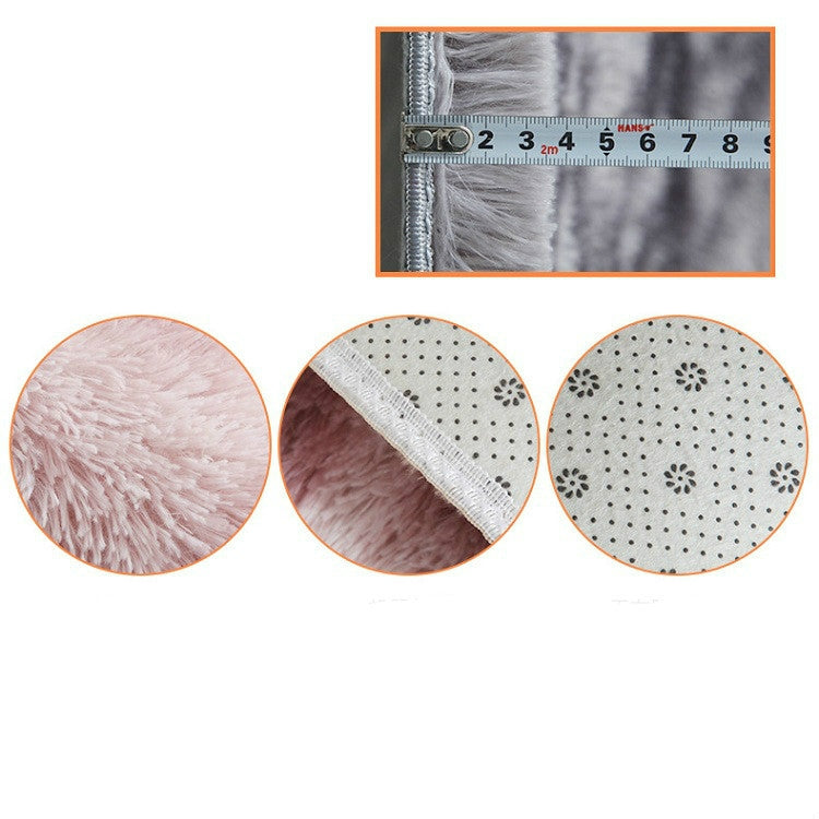 Simple Sofa Bedside Gradient Carpet Living Room Bedroom Mat, Light Blue 40x60cm, Pink 40x60cm, Light Grey 40x60cm, Dark Grey 40x60cm, Camel 40x60cm, Dark Camel 40x60cm, Coffee 40x60cm, Light Blue 50x80cm, Pink 50x80cm, Light Grey 50x80cm               ...