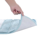 Stripe Indoor Anti-slip Bathroom Kitchen Floor Mat Microfiber Rug Carpet, 46x71cm, 51x81.5cm
