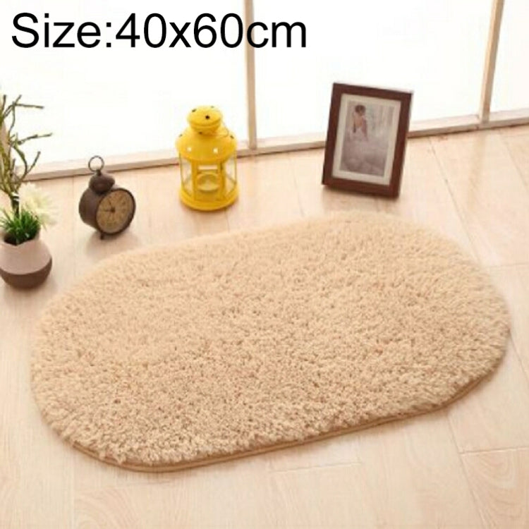 Faux Fur Rug Anti-slip Solid Bath Carpet Kids Room Door Mats Oval Bedroom Living Room Rugs, 40x60cm, 50x80cm, 60x90cm, 60x120cm, 80x120cm, 80x160cm