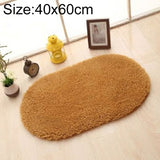Faux Fur Rug Anti-slip Solid Bath Carpet Kids Room Door Mats Oval Bedroom Living Room Rugs, 40x60cm, 50x80cm, 60x90cm, 60x120cm, 80x120cm, 80x160cm