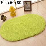 Faux Fur Rug Anti-slip Solid Bath Carpet Kids Room Door Mats Oval Bedroom Living Room Rugs, 40x60cm, 50x80cm, 60x90cm, 60x120cm, 80x120cm, 80x160cm