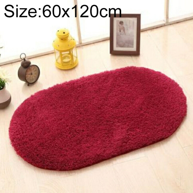 Faux Fur Rug Anti-slip Solid Bath Carpet Kids Room Door Mats Oval Bedroom Living Room Rugs, 40x60cm, 50x80cm, 60x90cm, 60x120cm, 80x120cm, 80x160cm