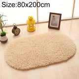 Faux Fur Rug Anti-slip Solid Bath Carpet Kids Room Door Mats Oval Bedroom Living Room Rugs, 80x200cm, 120x200cm, 140x200cm, 160x230cm