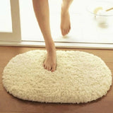 Faux Fur Rug Anti-slip Solid Bath Carpet Kids Room Door Mats Oval Bedroom Living Room Rugs, 80x200cm, 120x200cm, 140x200cm, 160x230cm