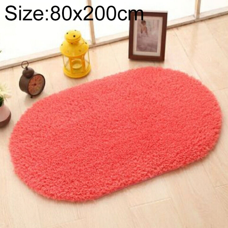 Faux Fur Rug Anti-slip Solid Bath Carpet Kids Room Door Mats Oval Bedroom Living Room Rugs, 80x200cm, 120x200cm, 140x200cm, 160x230cm