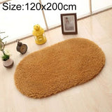 Faux Fur Rug Anti-slip Solid Bath Carpet Kids Room Door Mats Oval Bedroom Living Room Rugs, 80x200cm, 120x200cm, 140x200cm, 160x230cm