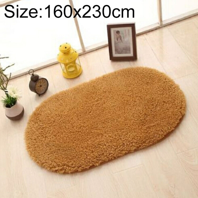 Faux Fur Rug Anti-slip Solid Bath Carpet Kids Room Door Mats Oval Bedroom Living Room Rugs, 80x200cm, 120x200cm, 140x200cm, 160x230cm