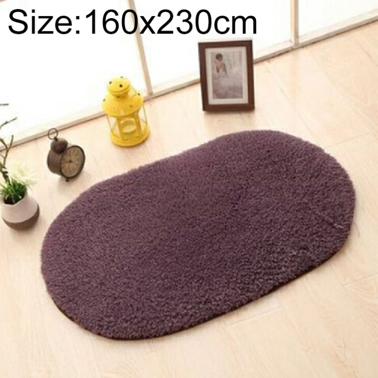 Faux Fur Rug Anti-slip Solid Bath Carpet Kids Room Door Mats Oval Bedroom Living Room Rugs, 80x200cm, 120x200cm, 140x200cm, 160x230cm