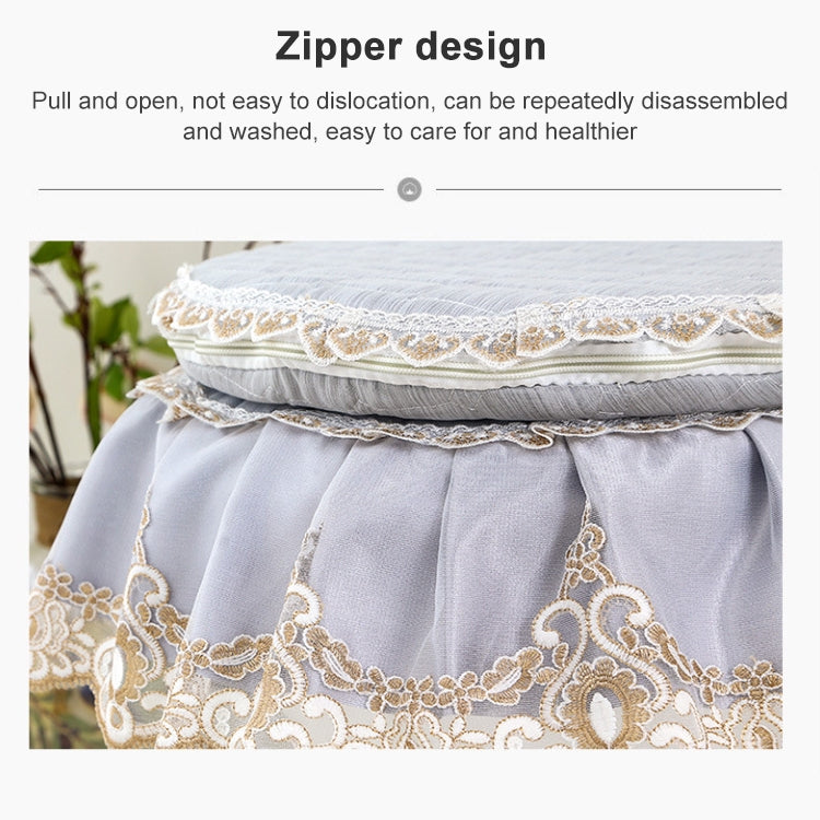 3 PCS / Set Universal Anti-Dust Cover Fabric Zipper Toilet Seat