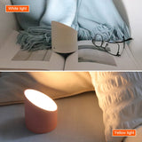 Simple Home Creative Multi-function Charging Stepless Dimming Alarm Clock Night Light, White, Pink, Gray