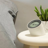 Simple Home Creative Multi-function Charging Stepless Dimming Alarm Clock Night Light, White, Pink, Gray