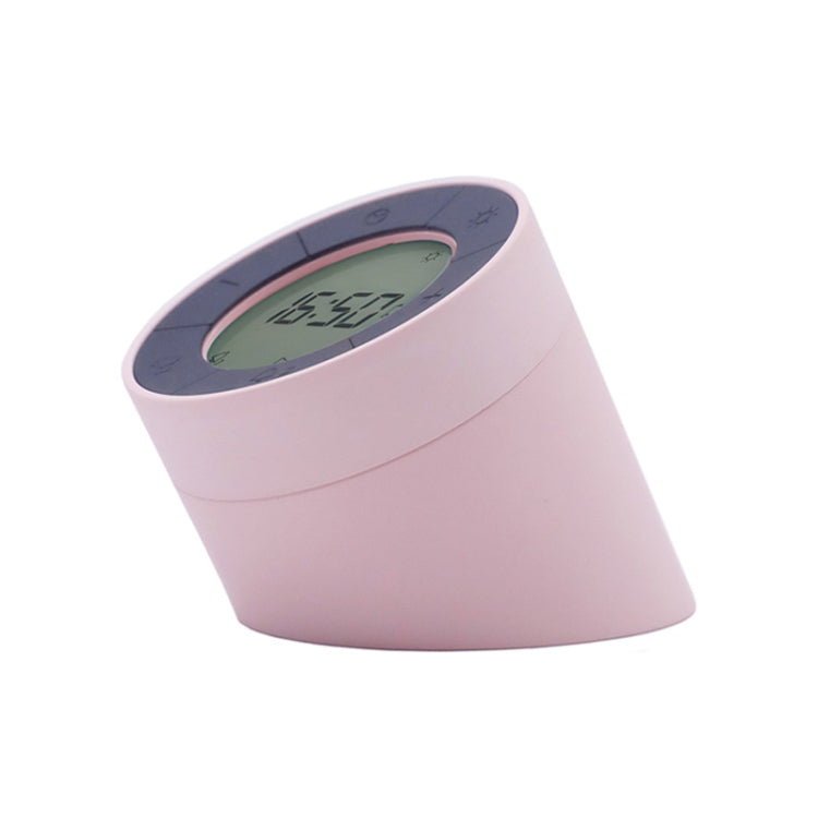 Simple Home Creative Multi-function Charging Stepless Dimming Alarm Clock Night Light, White, Pink, Gray