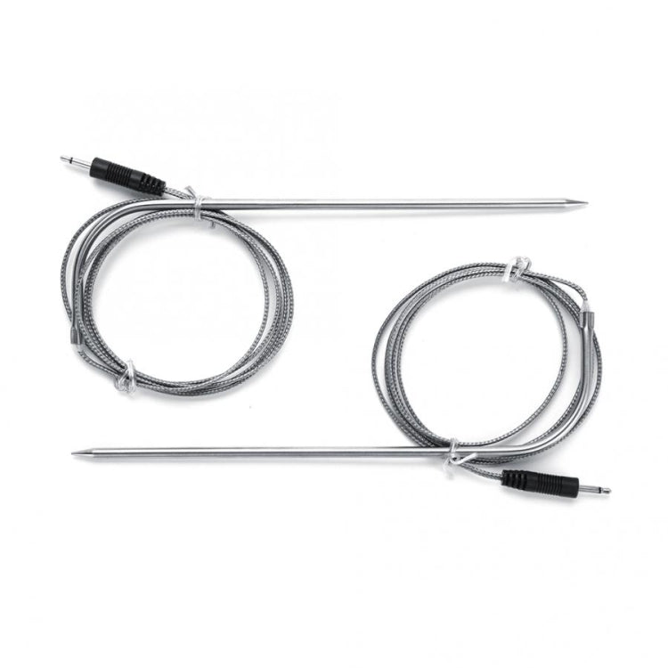 LCD Digital Food Thermometer with Dual Probe Sensors Timer