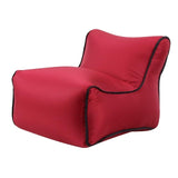 Waterproof Mini Inflatable Baby Seats SofaChair Furniture Bean Bag Seat Cushion Wine red seat