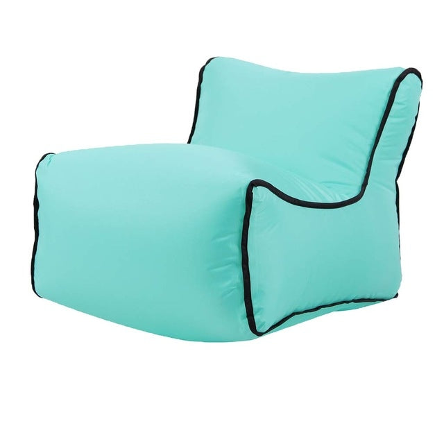 Waterproof Mini Inflatable Baby Seats SofaChair Furniture Bean Bag Seat Cushion Lake green seat