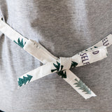 Nordic Style Cotton Linen Printing Apron