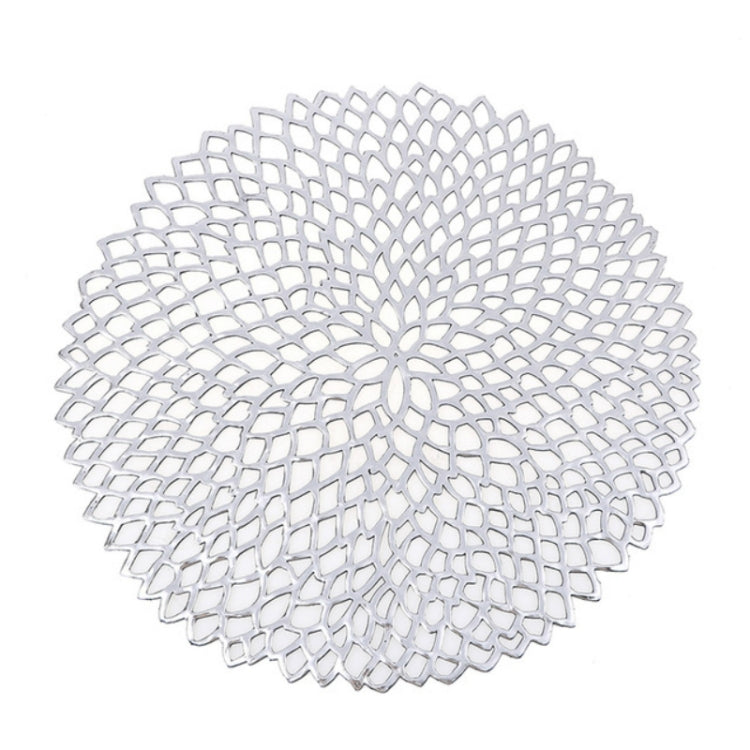 Table Bowl Mats Home Decor Placemat For Dining Table PVC Plastic Hollow Insulation Round Baroque Mediterranean Coaster Pads