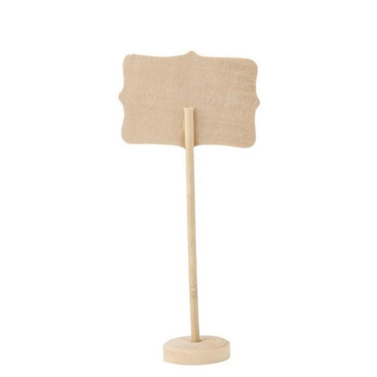 10 PCS Blackboard Wooden Chalkboard Mini Message Notice Board Table Wedding Party Decoration, Wooden Blackboard 1