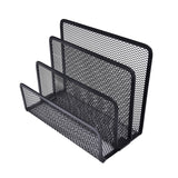 Mesh Letter Sorter Mail Document Tray Black Desk Office File Storage Rack, Mesh Letter Sorter