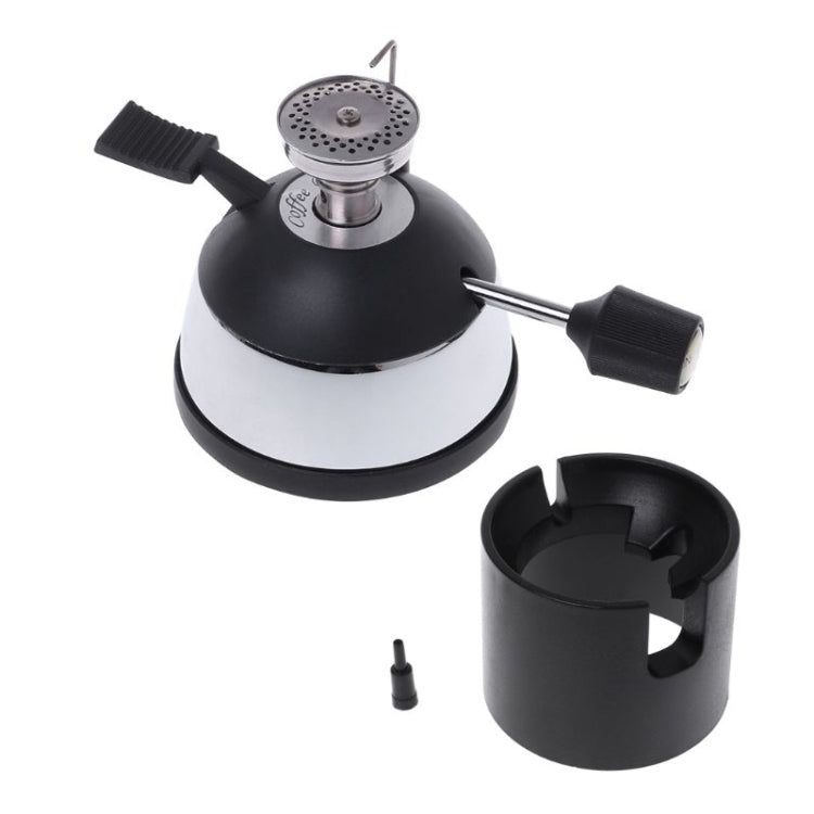 Mini Gas Burner with Ceramic Flame Head Coffee Heater Maker Coffee Stove Siphon Pot, Mini Gas Burner