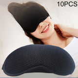 10 PCS Bamboo Charcoal Breathable Adjustable Headband Sleep Soft Eye Mask Default Title