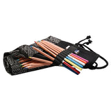 Cute Leaf Portable Canvas School Pencil Case Pen Bag Stationery Pouch