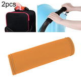 2 PCS Comfortable Neoprene Luggage Handle Wrap Grip Baby Universal Stroller Grip Protective Cover for Travel Bag Luggage Suitcase, Universal Orange, Universal Red, Universal Green, Universal Blue, Universal Yellow, Universal Black Universal Orange Orange