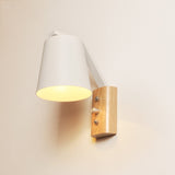 Creative Bedroom Study Bedside Balcony Aisle Porch Hotel Cafe Wood Wall Lamp Switch Light, without Light Source