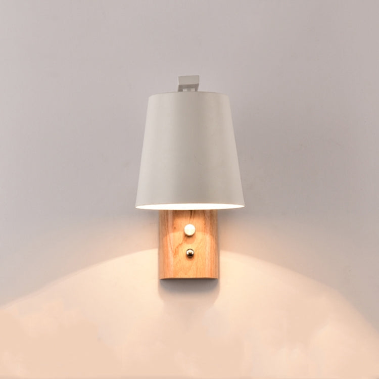 Creative Bedroom Study Bedside Balcony Aisle Porch Hotel Cafe Wood Wall Lamp Switch Light, without Light Source
