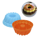 12 pcs Thread Shape Baking Jelly Mould Silicone Pudding Cupcake Muffin Donut Mold, Thread Shape