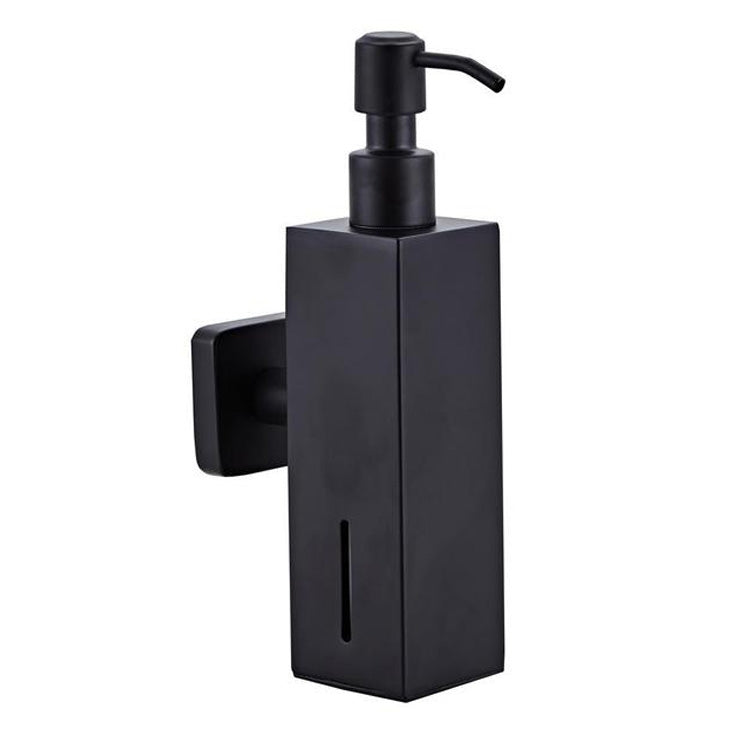 304 Stainless Steel Wall-mounted Manual Soap Dispenser, Square Wall-mounted, Round Wall-mounted, Square Table Top, Round Table Top Square Wall-mounted