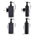 304 Stainless Steel Wall-mounted Manual Soap Dispenser, Square Wall-mounted, Round Wall-mounted, Square Table Top, Round Table Top