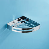 Stainless Steel Soap Holder Dish Bathroom Rack, Triangle