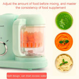 Multifunction Baby Food Cooking Maker Steamer Mixing Grinder Food Supplementary Machine EU Plug