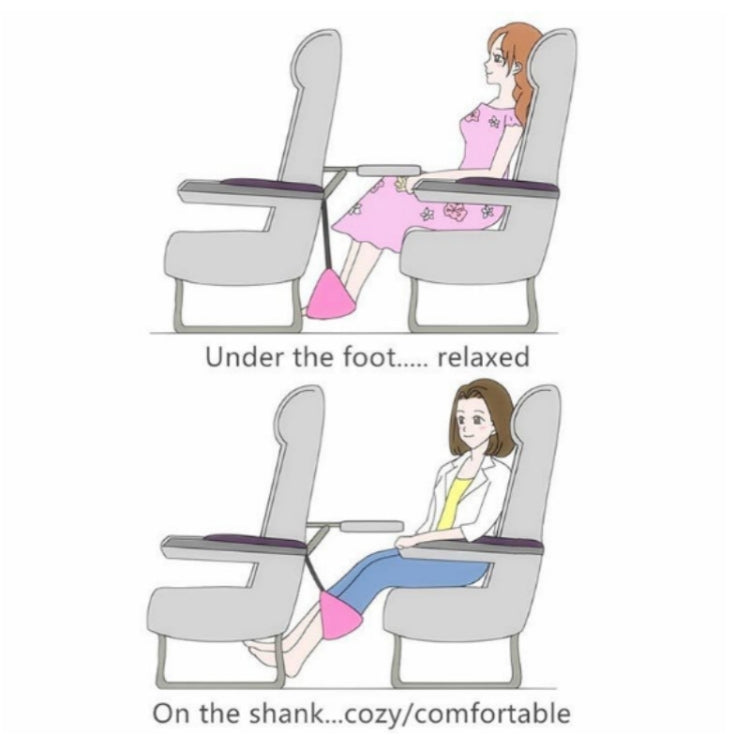 Foot Hammock Foot Pad for Long-distance Aircraft Travel, One-Size