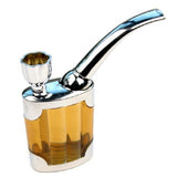 2 PCS Mini Filter Dual-use Hookah Pipe Brown