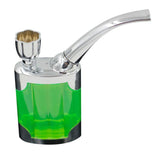 2 PCS Mini Filter Dual-use Hookah Pipe Agate Green