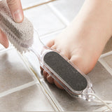 2 PCS Health Care Foot Tool Dead Skin Remover Brush Double-Sided Feet Grinding Stone Manual 4 In 1 Foot Grinder