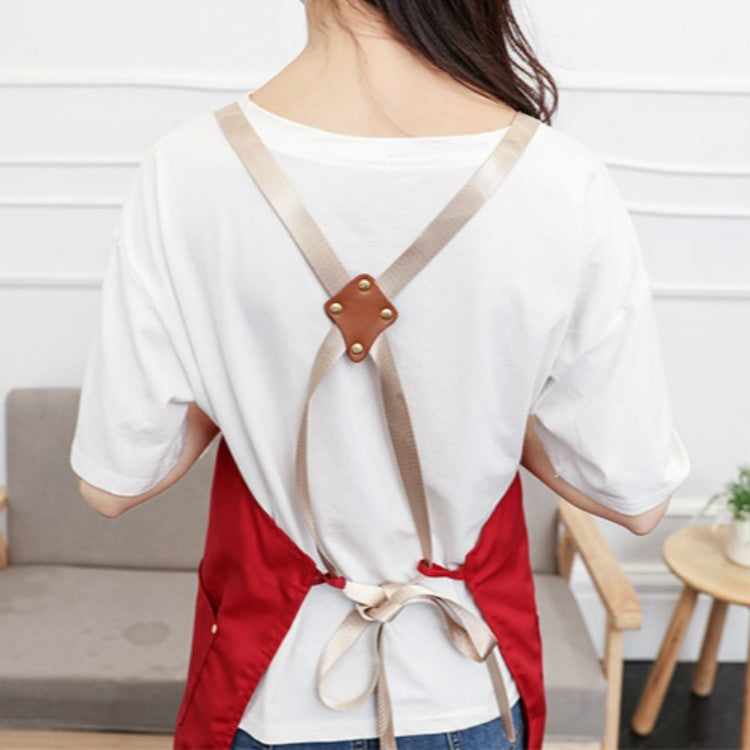 Cotton Kitchen Dining Overalls Strap Apron