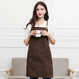 Cotton Kitchen Dining Overalls Strap Apron