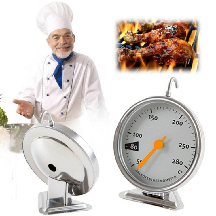 Hanging High Temperature Resistance Stainless Steel Oven Thermometer Kitchen Tools, Hanging Oven Thermometer