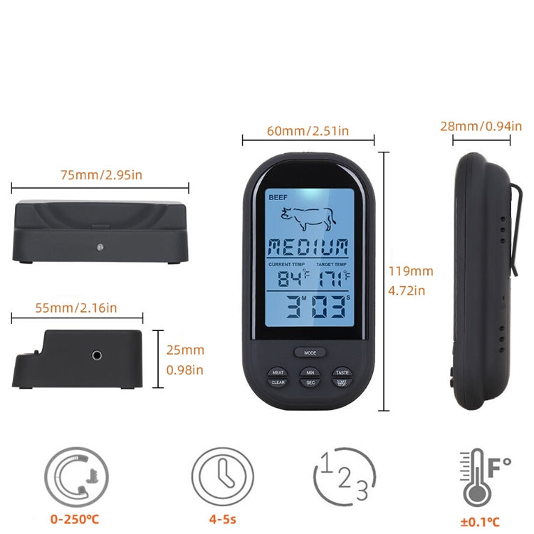 Digital Probe Type Oven Cooking Food Thermometer Kitchen Tools, GHY-6002