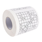 3 Rolls Creative Sudoku Toilet Paper Roll Paper Facial Tissue, 3 Rolls