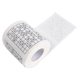 3 Rolls Creative Sudoku Toilet Paper Roll Paper Facial Tissue, 3 Rolls