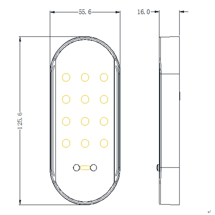 Smart Combination Lock Bathroom Gym Induction Lock File Cabinet Lock, Combination Lock