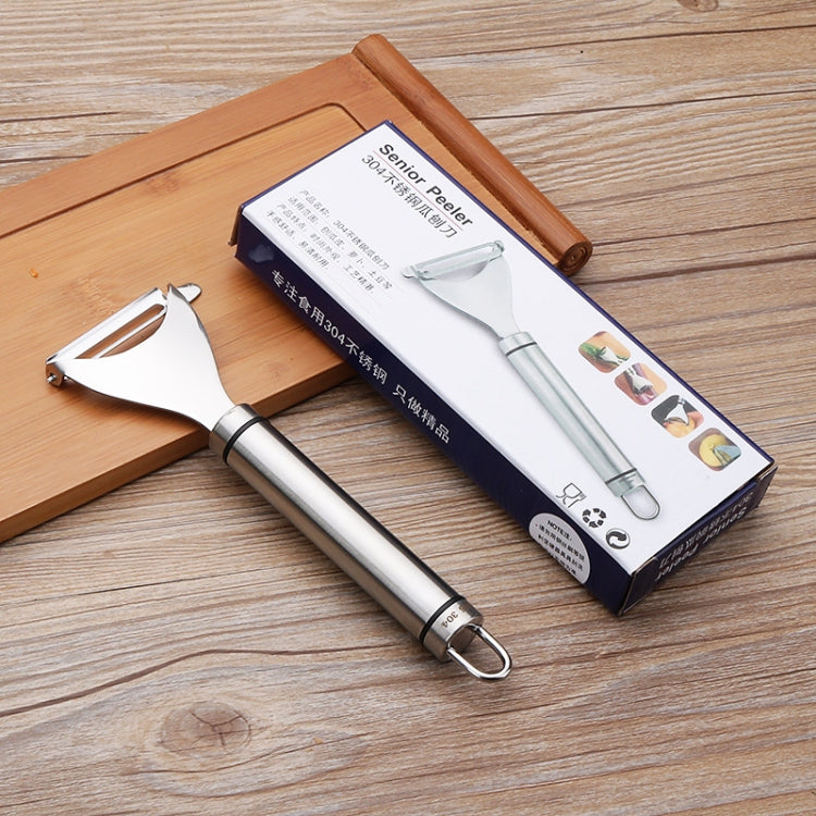 Stainless Steel Peeler Fruit Knife Planer Multi-function Kitchen Scraper Potato Peeling Knife, Triangular Planer, Bow Planer